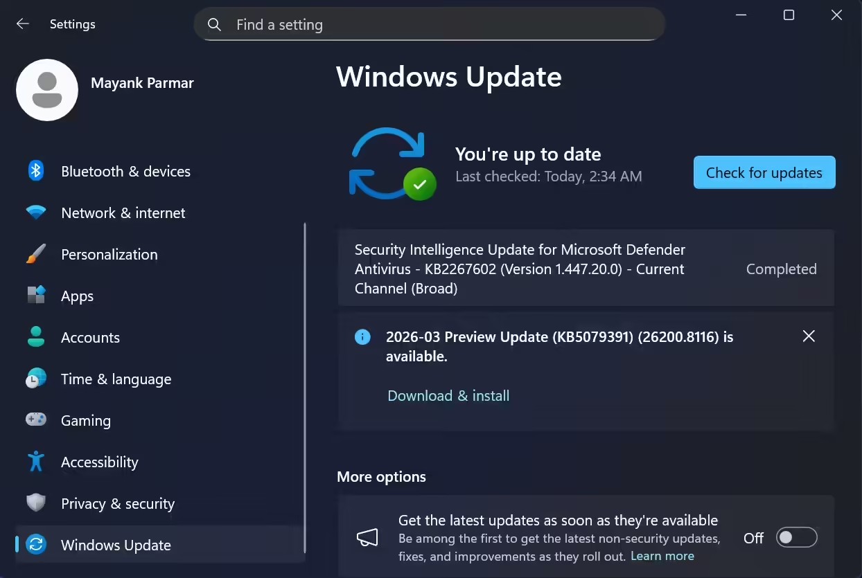 微软 Win11 24H2 / 25H2 发布 3 月可选更新补丁 KB5079391