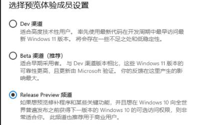 升级Win11应该选择哪个渠道?Win11 dev通道和beta通道哪个好?