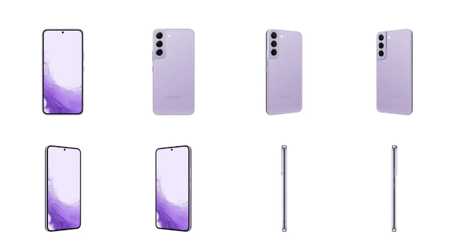 三星 Galaxy S22 Ultra 手机全新 Bora 紫色渲染图曝光,S22 / S22 + 也有份