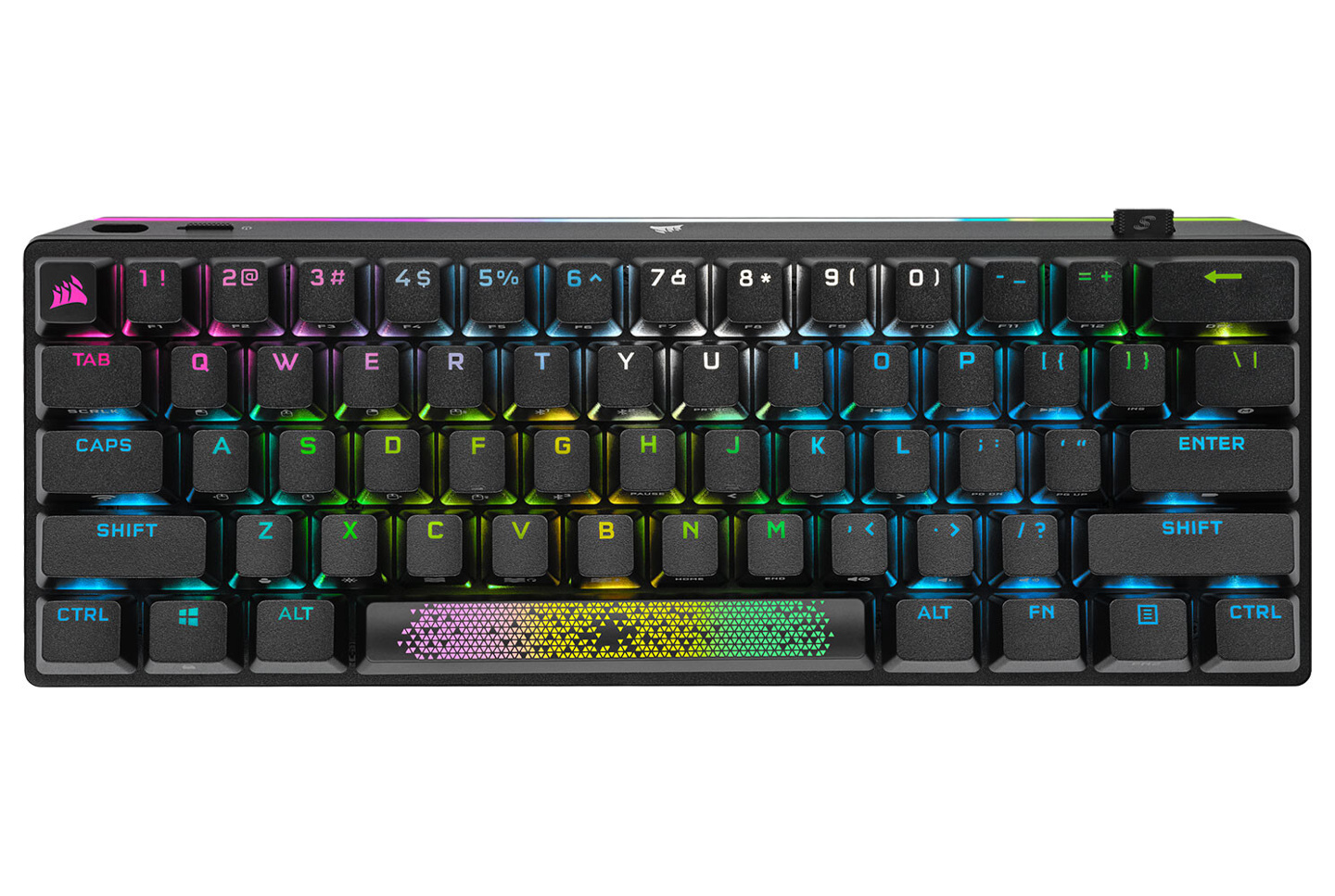 海盗船推出 K70 PRO MINI 机械键盘:可插拔轴体 / 三模连接,1399 元