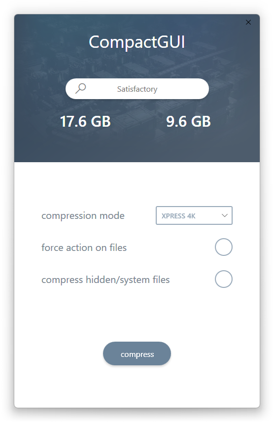 Win11/10 硬盘不够用但东西不能删?这款小工具带来更灵活 NTFS 压缩