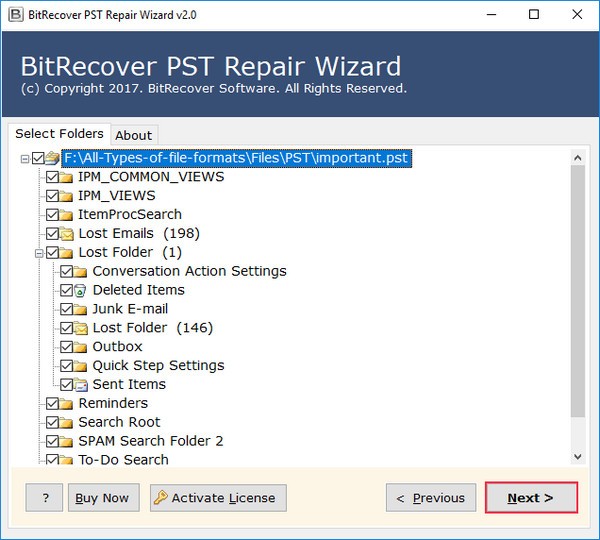 BitRecover PST Repair Wizard