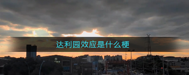 达利园效应梗为什么这么火？达利园效应梗有什么含义