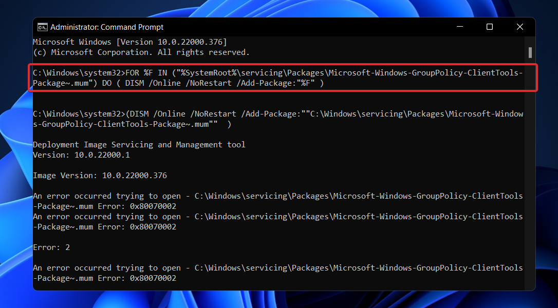 Win11找不到Gpedit.msc怎么办?Win11找不到Gpedit.msc解决办法