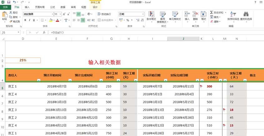 Excel表格项目追踪器怎么制作?Excel表格制作项目跟踪器教程