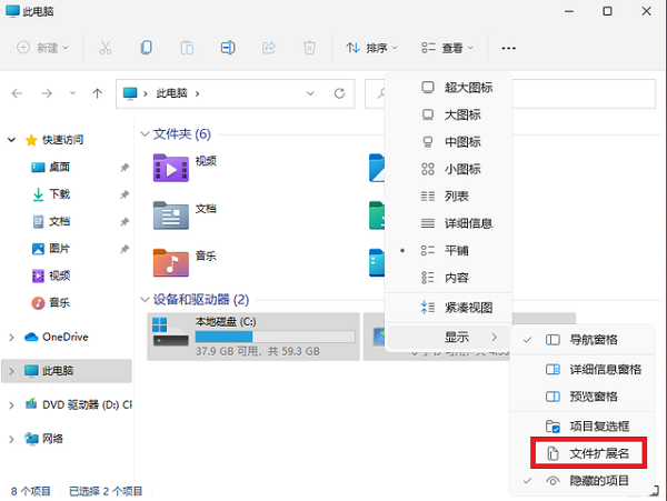 win11文件扩展名怎么显示?win11文件扩展名显示方法介绍