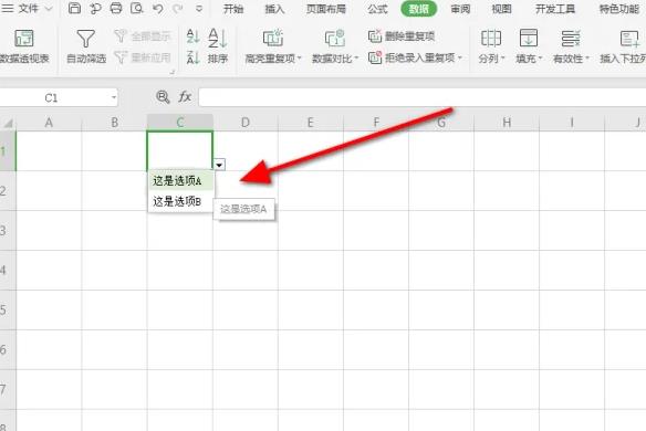 excel输入文字弹出选项卡怎么设置?设置输入自动弹出选择的方法