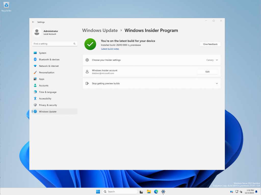 微软Win11 Canary预览版26010十二月更新:新的小部件板设置