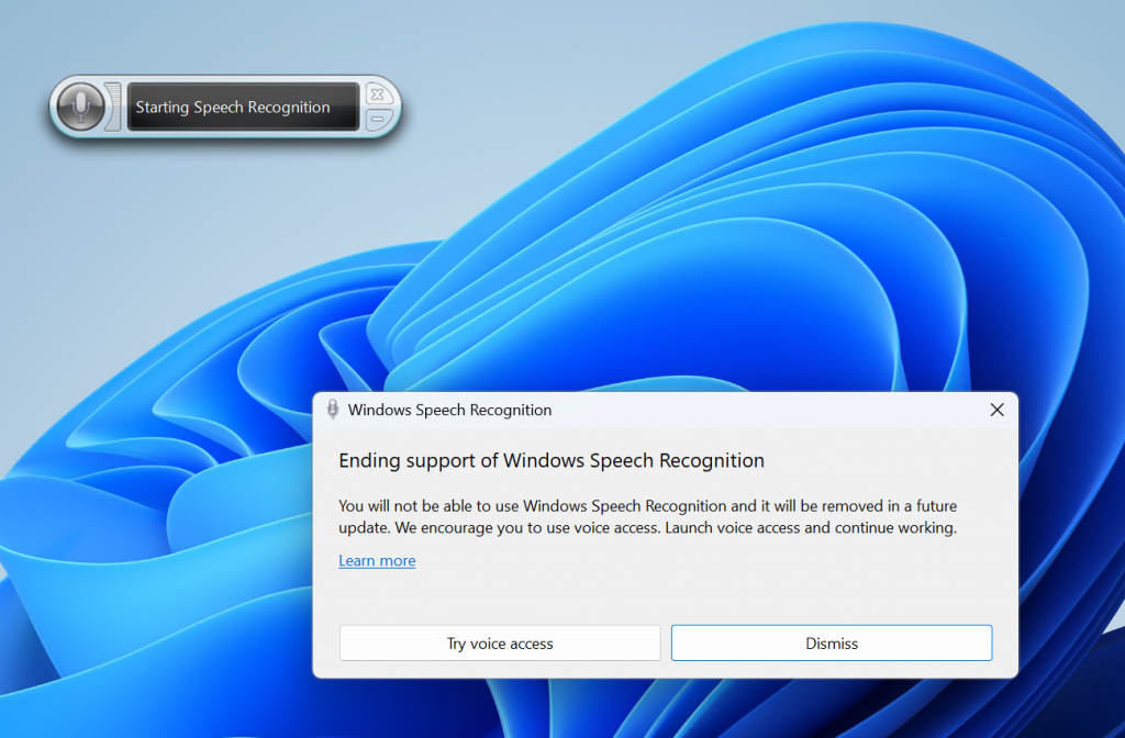 微软Win11 Dev 预览版 Build 23606十二月更新发布:过渡Windows语音识别