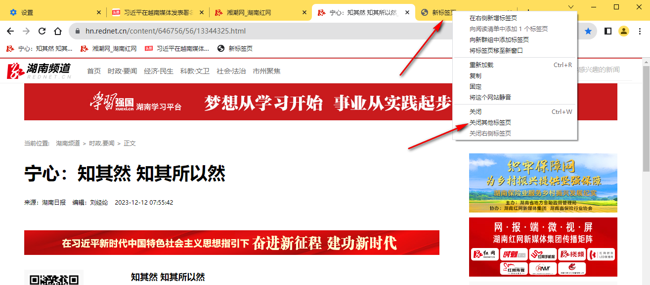 谷歌浏览器怎么快速关闭所有标签页?