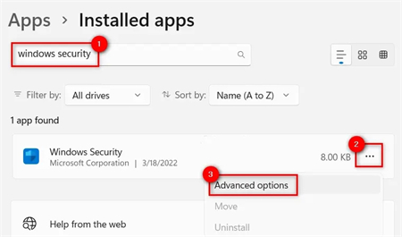 win11打不开windows安全程序怎么办?