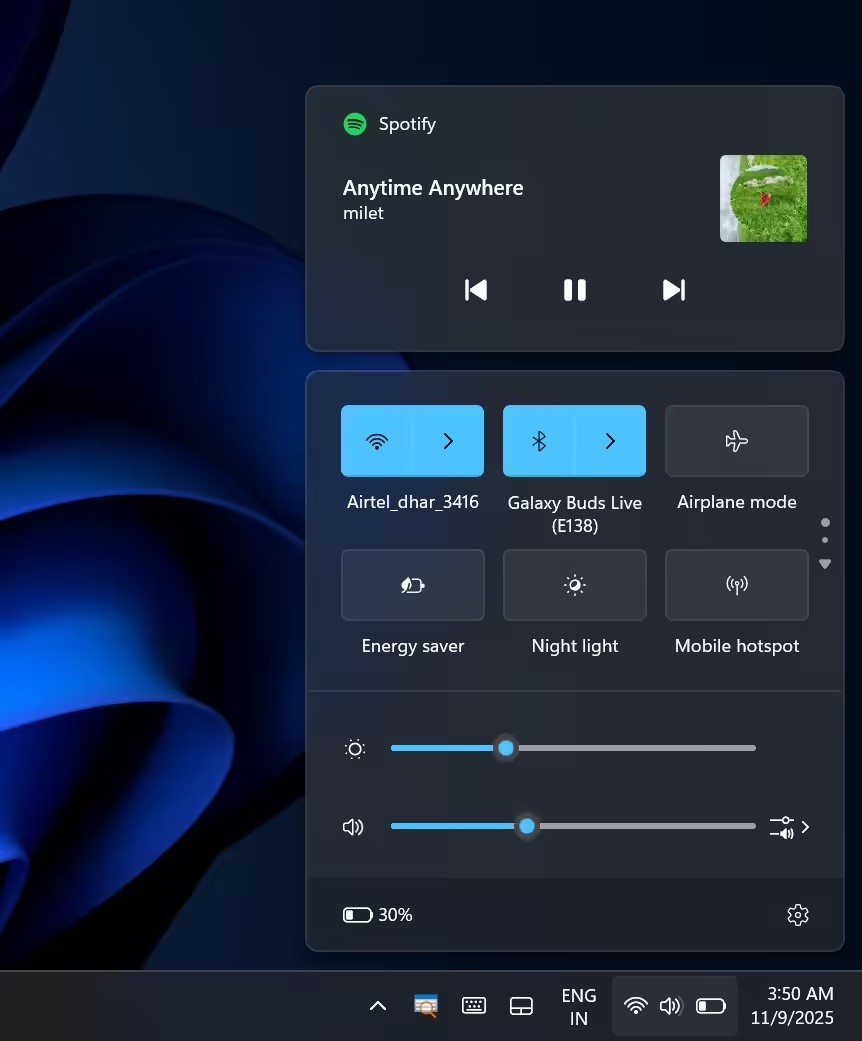 Win11 电池图标新增红绿橙三色显示,充电 / 低电 / 节能状态一眼识别