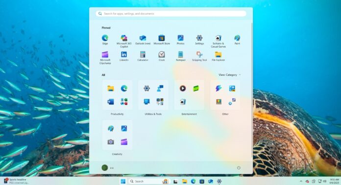 微软扩大 Win11 新版开始菜单推送，官方详解重新设计核心逻辑