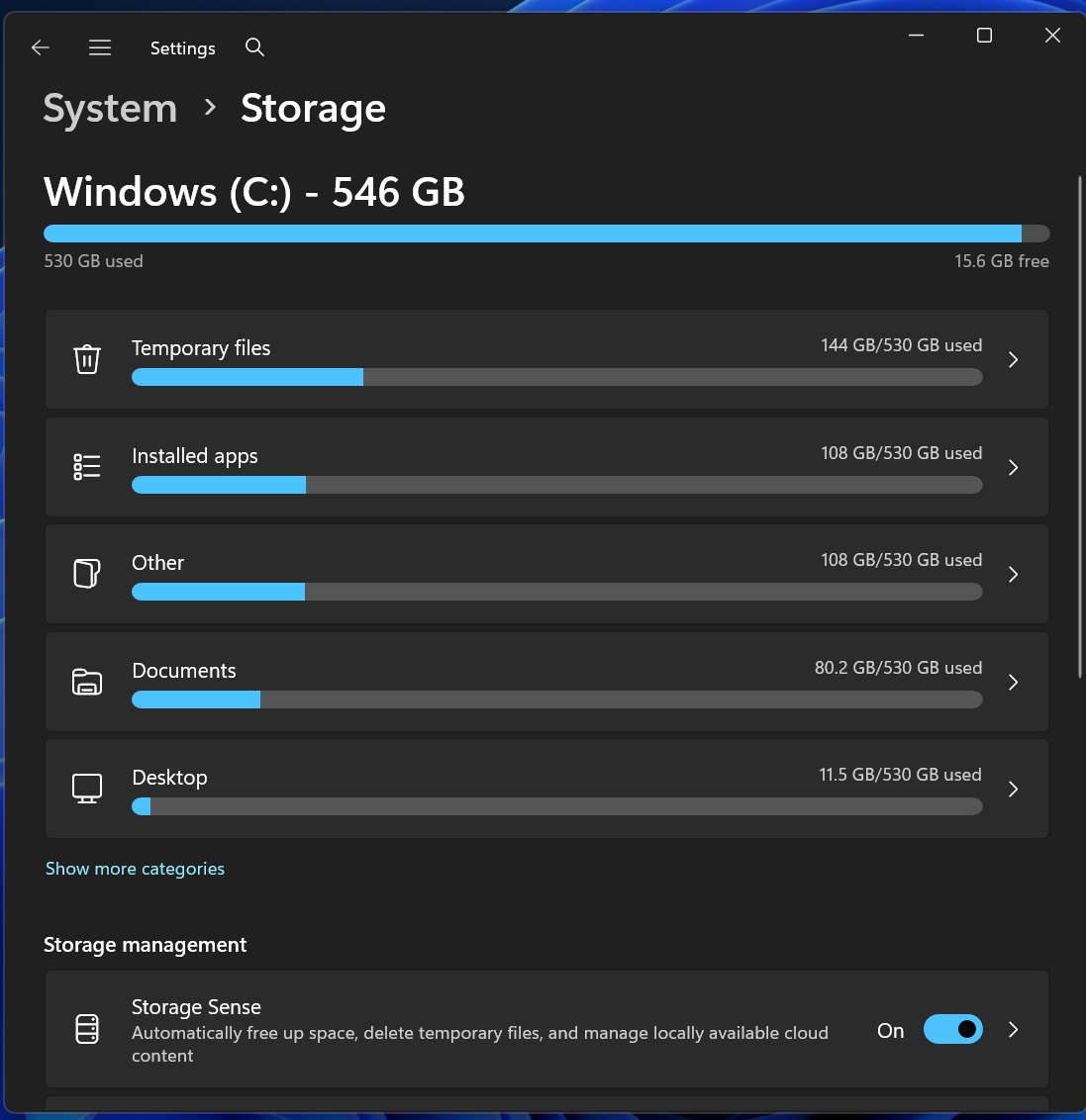 微软 1 月可选更新 KB5074105 致 Win11 临时文件清理失效