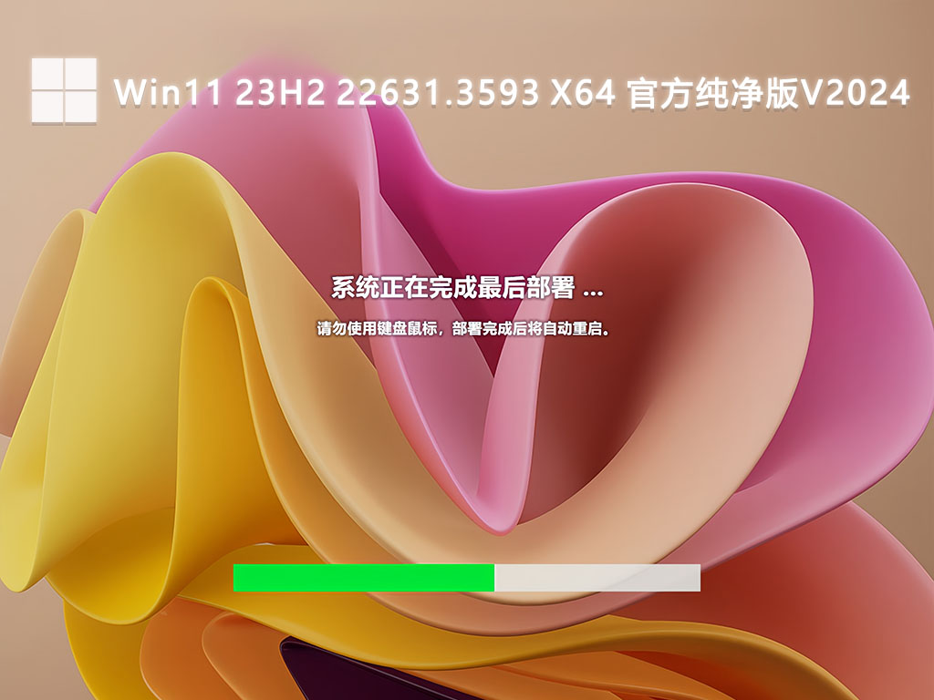 Win11 23H2 22631.3593 X64 官方纯净版