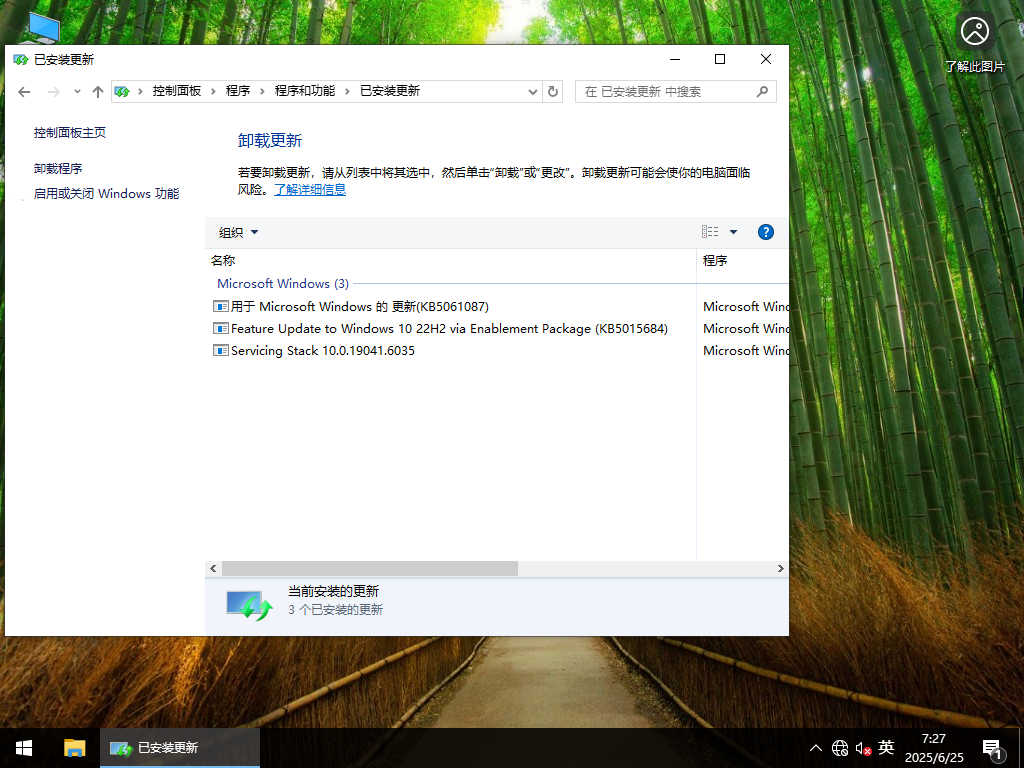 Win10 22H2(19045.6036) 官方正式版