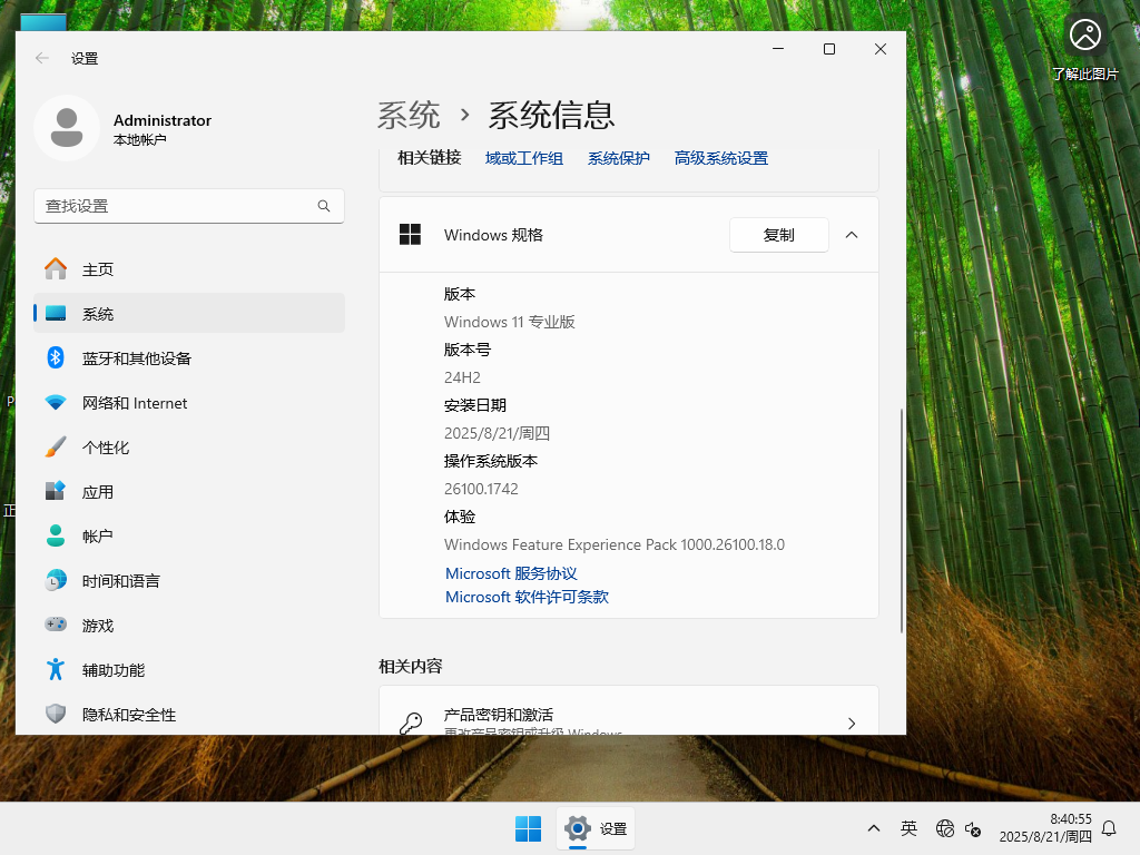 【纯净之家】Windows11 24H2 64位办公专业版