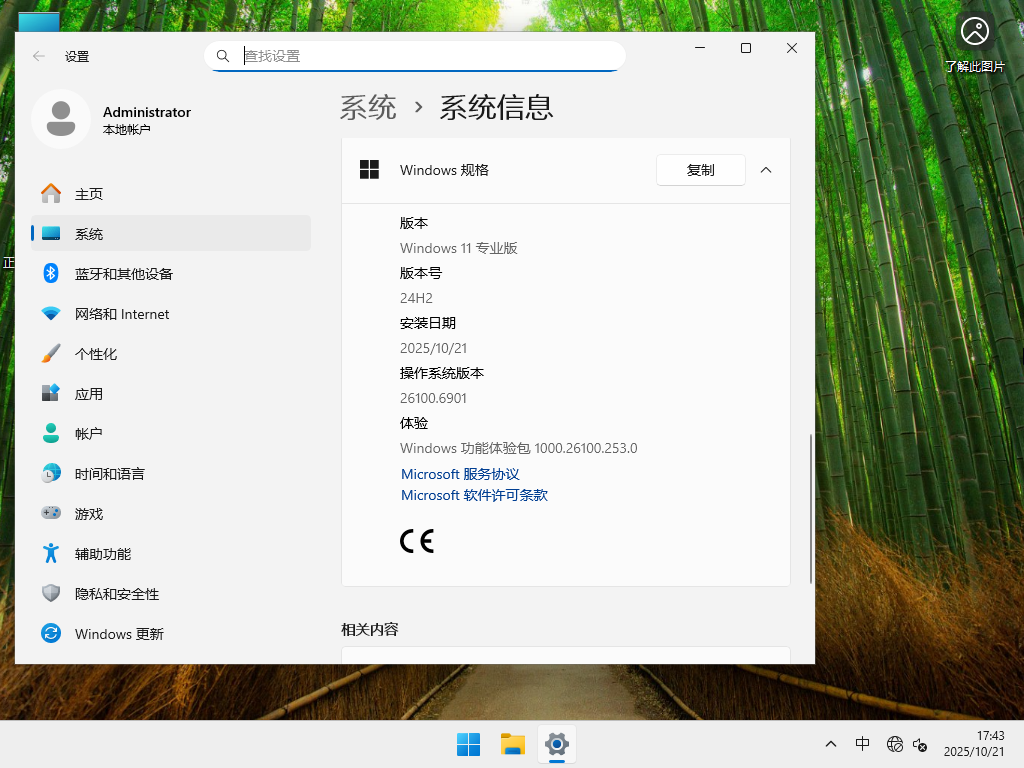 Windows11 24H2 64位 官方正式版 V26100.6901